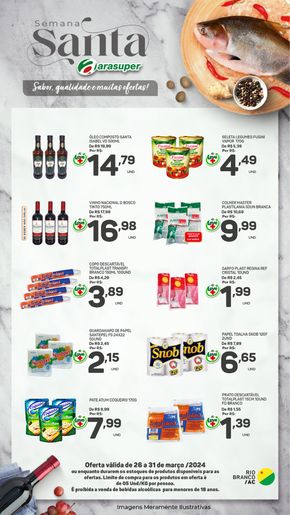 Catálogo Araújo Supermercados em Rio Branco | Semana Santa  | 28/03/2024 - 31/03/2024