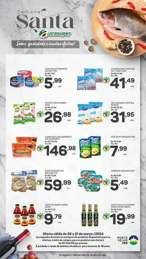 Catálogo Araújo Supermercados em Porto Velho | Semana Santa  | 28/03/2024 - 31/03/2024