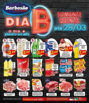 Catálogo Barbosão Extra Supermercados em Patrocínio | Dia B Barbosão Extra Supermercados | 28/03/2024 - 28/03/2024