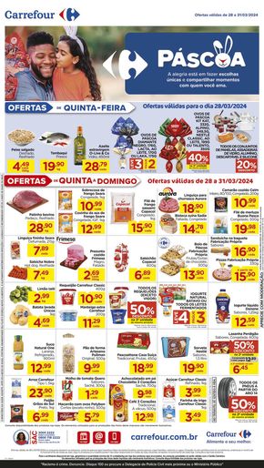 Promoções de Supermercados em Florianópolis | Páscoa  de Carrefour | 28/03/2024 - 31/03/2024