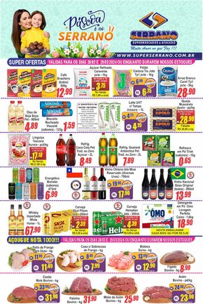Catálogo Serrano Supermercado em Santo André | Páscoa Serrano Supermercado | 28/03/2024 - 03/04/2024