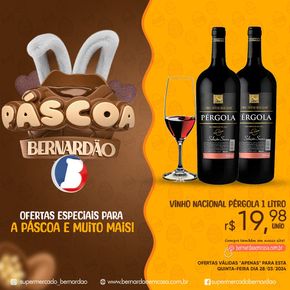 Catálogo Supermercado Bernardão em Araxá | Páscoa Bernardão | 28/03/2024 - 28/03/2024