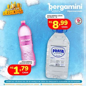 Catálogo Supermercado Bergamini em São Paulo | Quinta De Bebidas  | 28/03/2024 - 28/03/2024