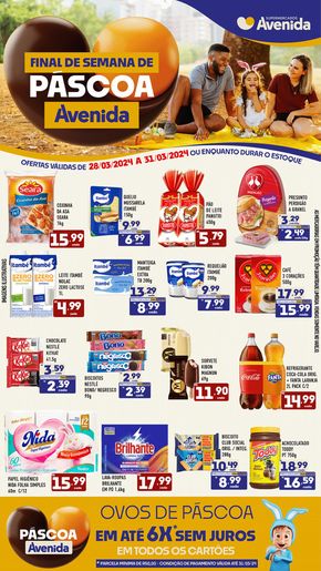 Promoções de Supermercados em Lins | Final De Semana  de Supermercados Avenida | 28/03/2024 - 31/03/2024