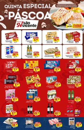 Catálogo Supermercados São Vicente em Nova Odessa | Páscoa Supermercados São Vicente | 28/03/2024 - 28/03/2024