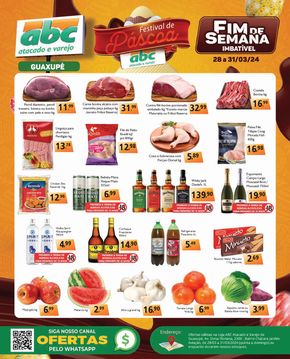 Catálogo Supermercados ABC em Guaxupé |  Ofertas de FDS Atacado  | 28/03/2024 - 31/03/2024