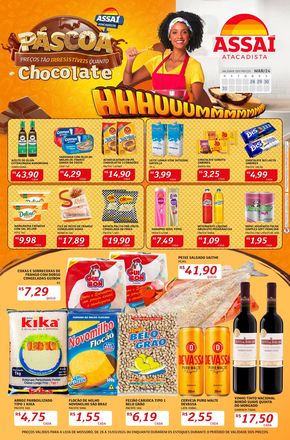 Promoções de Supermercados em Mossoró | Páscoa Assaí Atacadista de Assaí Atacadista | 28/03/2024 - 31/03/2024