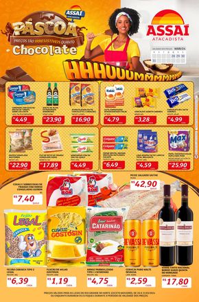 Promoções de Supermercados em Natal | Páscoa Assaí Atacadista de Assaí Atacadista | 28/03/2024 - 31/03/2024