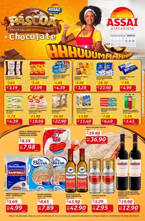 Promoções de Supermercados em Campina Grande | Páscoa Assaí Atacadista de Assaí Atacadista | 28/03/2024 - 31/03/2024