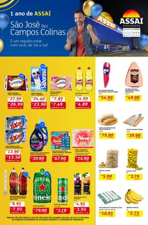 Promoções de Supermercados em São José dos Campos | 1 Ano De Assaí Atacadista de Assaí Atacadista | 28/03/2024 - 31/03/2024