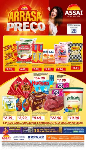Promoções de Supermercados em Natal | Arrasa Preço Assaí Atacadista de Assaí Atacadista | 28/03/2024 - 28/03/2024