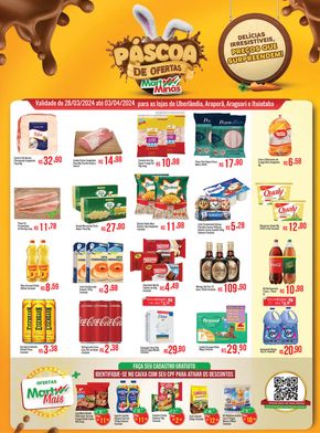 Promoções de Supermercados em Araguari | Páscoa De Ofertas Mart Minas de Mart Minas | 28/03/2024 - 03/04/2024