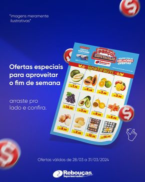 Catálogo Rebouças Supermercados em Açu | Ofertas Rebouças Supermercados | 28/03/2024 - 31/03/2024
