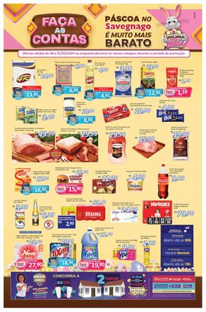 Catálogo Supermercado Savegnago em Franca | Faça As Contas | 28/03/2024 - 31/03/2024