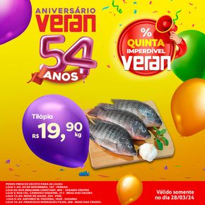 Catálogo Veran Supermercados em Suzano | Aniversário Veran | 28/03/2024 - 28/03/2024