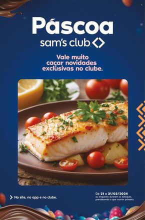 Promoções de Supermercados | Páscoa  de Sam's Club | 28/03/2024 - 31/03/2024