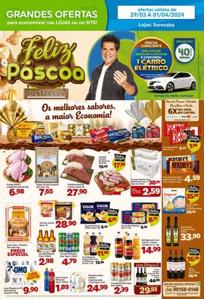 Catálogo Confiança Supermercados em Sorocaba | Grandes Ofertas Confiança Supermercados | 29/03/2024 - 01/04/2024