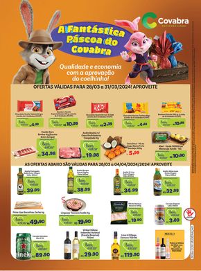 Promoções de Supermercados em Capivari | A Fantástica Páscoa Do Covabra Supermercados de Covabra Supermercados | 29/03/2024 - 03/04/2024