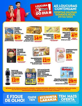 Catálogo D'avó Supermercado em Mogi das Cruzes | Loucura Do Dia D'avó Supermercado | 29/03/2024 - 29/03/2024