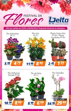 Catálogo Delta Supermercados em Araras | Festival De Flores Delta Supermercados | 29/03/2024 - 04/04/2024