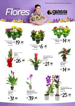 Catálogo Giassi Supermercados em Blumenau | Flores | 29/03/2024 - 04/04/2024