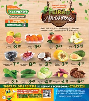 Promoções de Supermercados em Pouso Alegre | Feirão Alvorada de Supermercados Alvorada | 29/03/2024 - 04/04/2024