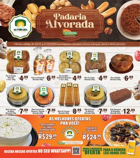 Promoções de Supermercados em Pouso Alegre | Padaria Alvorada de Supermercados Alvorada | 29/03/2024 - 31/03/2024