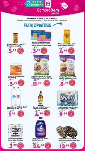 Catálogo Althoff Supermercados em Criciúma | Encarte de Ofertas - IN | 29/03/2024 - 20/04/2024