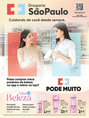 Promoções de Farmácias e Drogarias | Mês Da Beleza de Drogaria São Paulo | 02/04/2024 - 30/04/2024