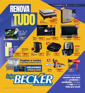 Promoções de Eletrônica e Magazines em Fortaleza | Renova Tudo  de Lojas Becker | 02/04/2024 - 30/04/2024