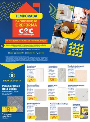 Promoções de Material de Construção em São Caetano do Sul | Temporada da Construção e Reforma C&C de C&C | 02/04/2024 - 30/04/2024
