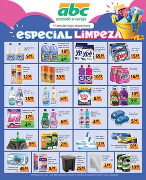 Promoções de Supermercados em Cambuí | Supermercados ABC Oferta Especial Limpeza - Atacados de Supermercados ABC | 02/04/2024 - 16/04/2024