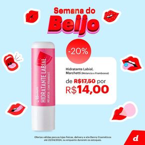 Promoções de Beleza e Saúde em Campinas | Semana Do Beijo  de Danny Cosméticos | 02/04/2024 - 22/04/2024