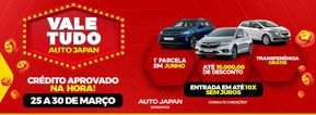Promoções de Automóveis em Nova Lima | Vale Tudo Auto Japan de Auto Japan | 02/04/2024 - 02/05/2024