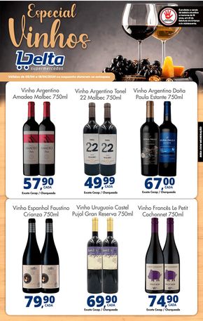 Catálogo Delta Supermercados em Porto Feliz | Especial Vinhos Delta Supermercados | 05/04/2024 - 18/04/2024