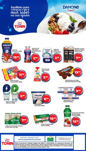 Promoções de Supermercados em Araçatuba | Equilílibrio para começar o dia e mais sabor nas suas refeições. de Tonin Superatacado | 08/04/2024 - 23/04/2024