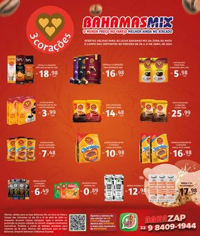 Promoções de Supermercados em Barbacena | Ofertas Bahamas Mix de Bahamas Mix | 09/04/2024 - 21/04/2024