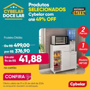 Promoções de Eletrônica e Magazines | Ofertas Cybelar de Cybelar | 09/04/2024 - 25/04/2024
