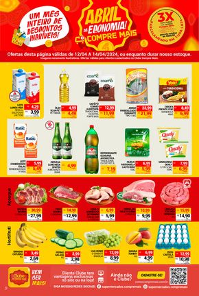 Promoções de Supermercados em Cascavel | ABRIL DA ECONOMIA de Compre Mais | 12/04/2024 - 18/04/2024