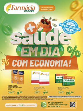 Promoções de Supermercados em Gaspar | Saúde Em Dia Com Economia Cooper  de Cooper | 11/04/2024 - 30/04/2024