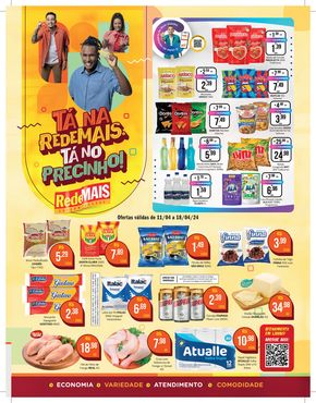 Promoções de Supermercados em Parnamirim | Ofertas Rede Mais Supermercados  de Rede Mais Supermercados | 11/04/2024 - 18/04/2024