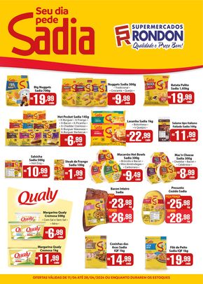 Catálogo Supermercados Rondon em Araçatuba | Ofertas Supermercados Rondon | 11/04/2024 - 29/04/2024