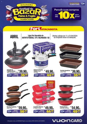 Promoções de Supermercados em Ceilândia | Festival De Bazar Fort Atacadista de Fort Atacadista | 11/04/2024 - 21/04/2024