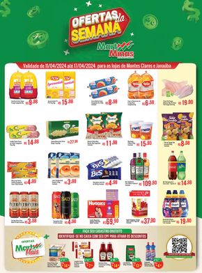 Promoções de Supermercados em Montes Claros | Ofertas Da Semana Mart Minas  de Mart Minas | 11/04/2024 - 17/04/2024