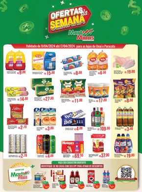 Promoções de Supermercados em Unaí | Ofertas Da Semana Mart Minas  de Mart Minas | 11/04/2024 - 17/04/2024