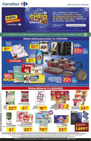 Promoções de Supermercados em Brasília | ABRIL IMBATÍVEL de Carrefour | 12/04/2024 - 18/04/2024