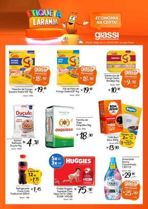 Catálogo Giassi Supermercados em Jaraguá do Sul | Economia Na Certa Giassi | 12/04/2024 - 25/04/2024