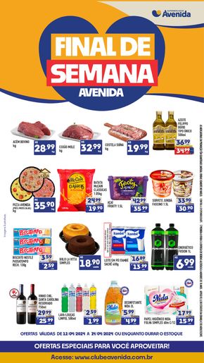 Catálogo Supermercados Avenida em Rancharia | Final de Semana Avenida | 12/04/2024 - 24/04/2024