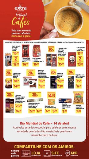 Promoções de Supermercados em Jundiaí | Festival De Cafes Extra de Extra | 12/04/2024 - 18/04/2024
