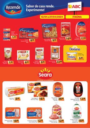 Promoções de Supermercados em Itaúna | Supermercados ABC Folheto Itaúna de Supermercados ABC | 12/04/2024 - 27/04/2024